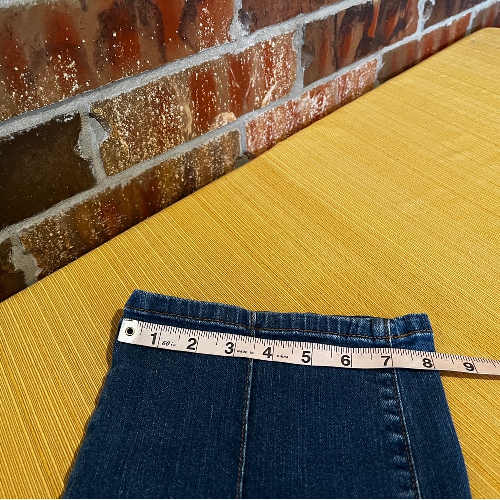 Loft Outlet Light Wash Denim Jeans Original Straight Crop Women’s Size:16 - Picture 8 of 8